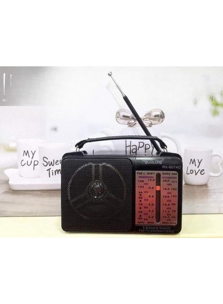 راديو متعدد الوظائف مع استقبال FM/AM وصوت نقي – تصميم عملي للاستخدام المنزلي والمكتبي والتنقل H - Image 1